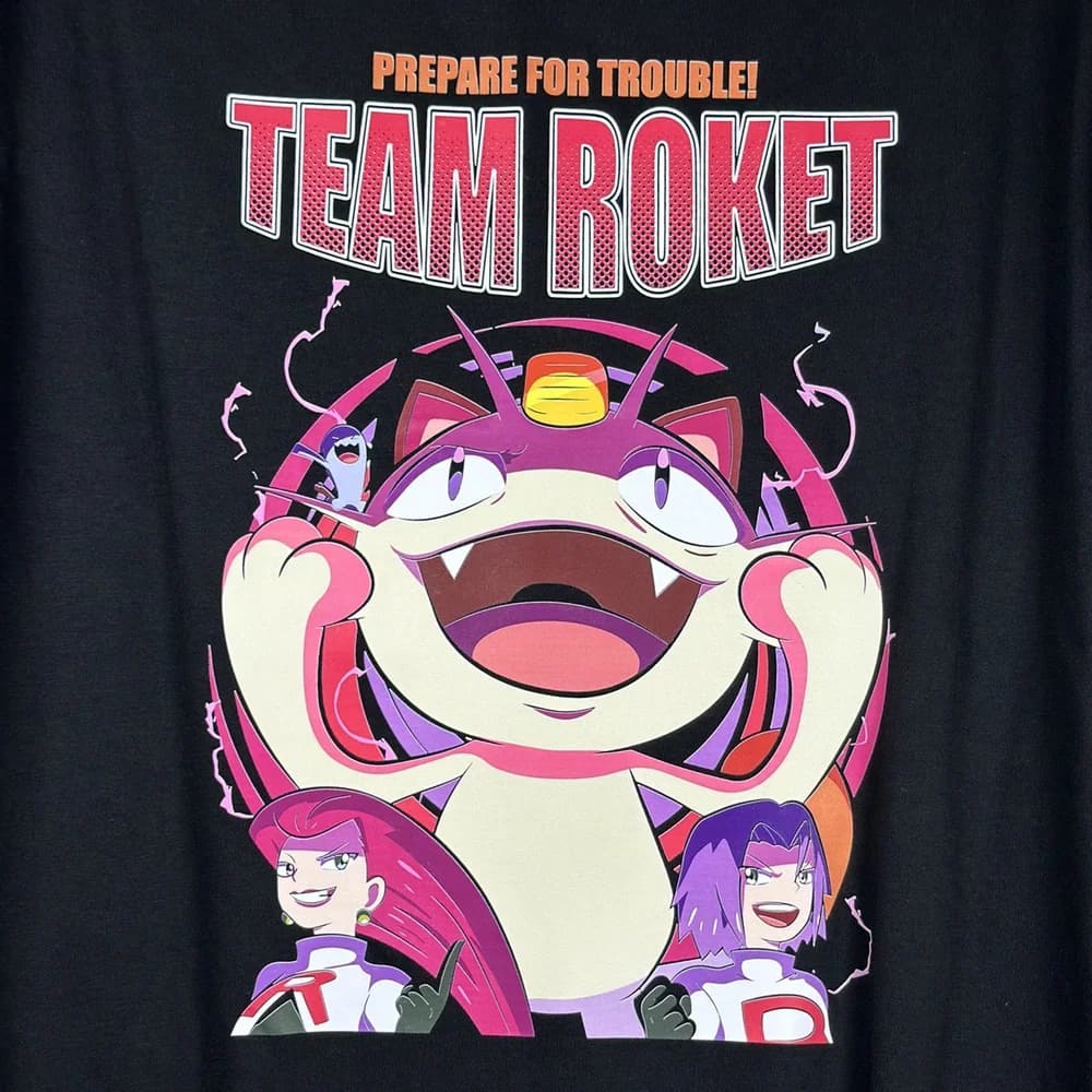 Camiseta Pokémon - Team Rocket Prepare for Trouble - Foto 1