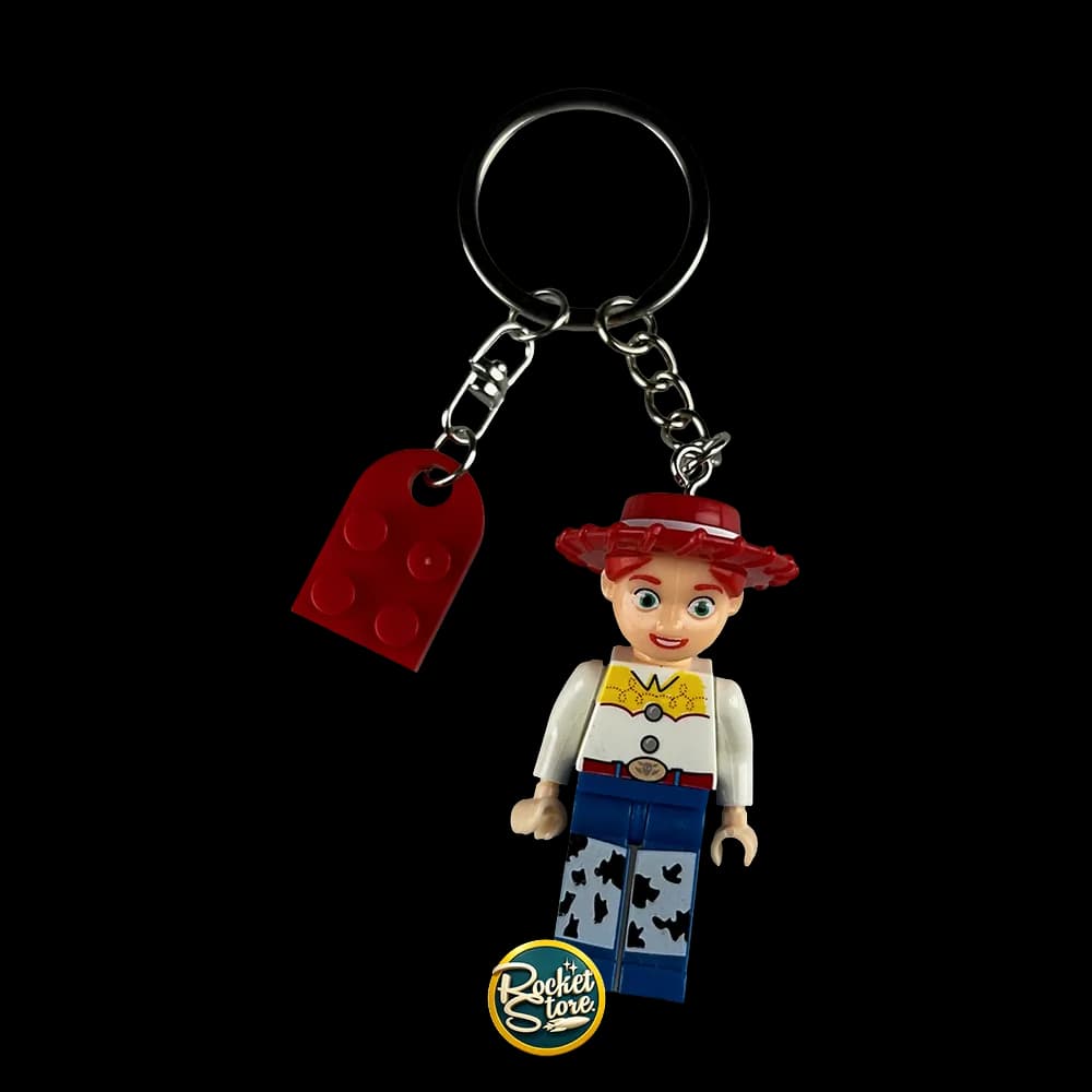 Llavero metalico tipo lego jessy
