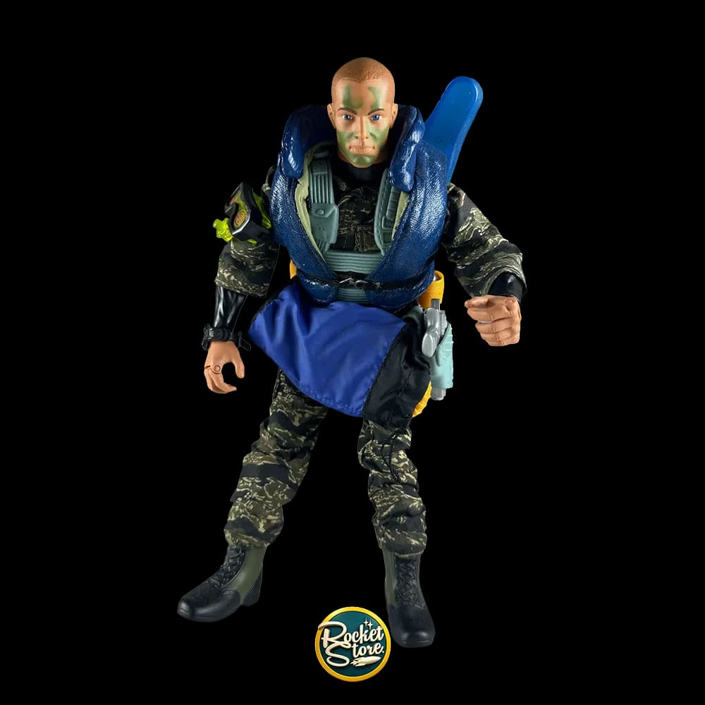 Soldado Clásico 12" Anfibio Chaleco Azul
