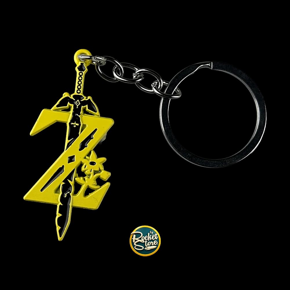 Llavero metalico Zelda logo Z