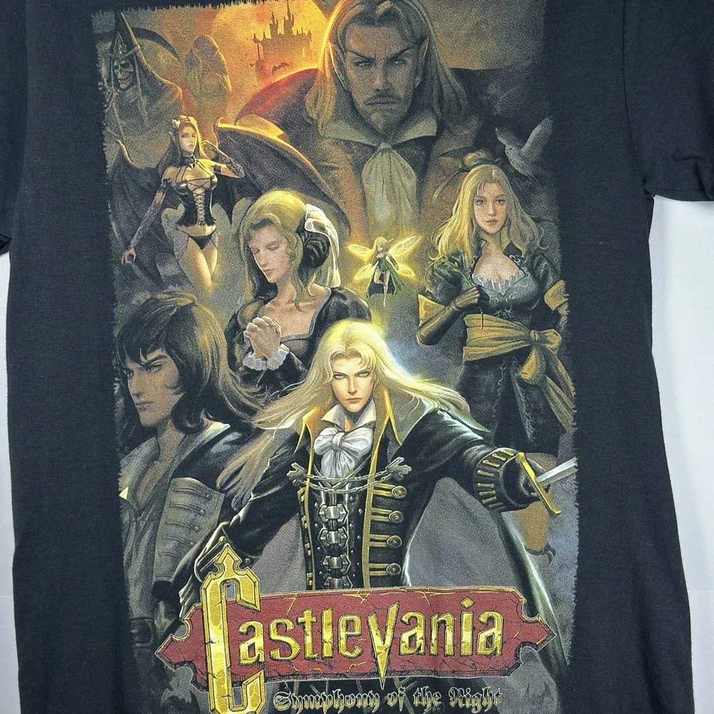 Camiseta Castlevania - Symphony of the Night Alucard y Drácula - Foto 1