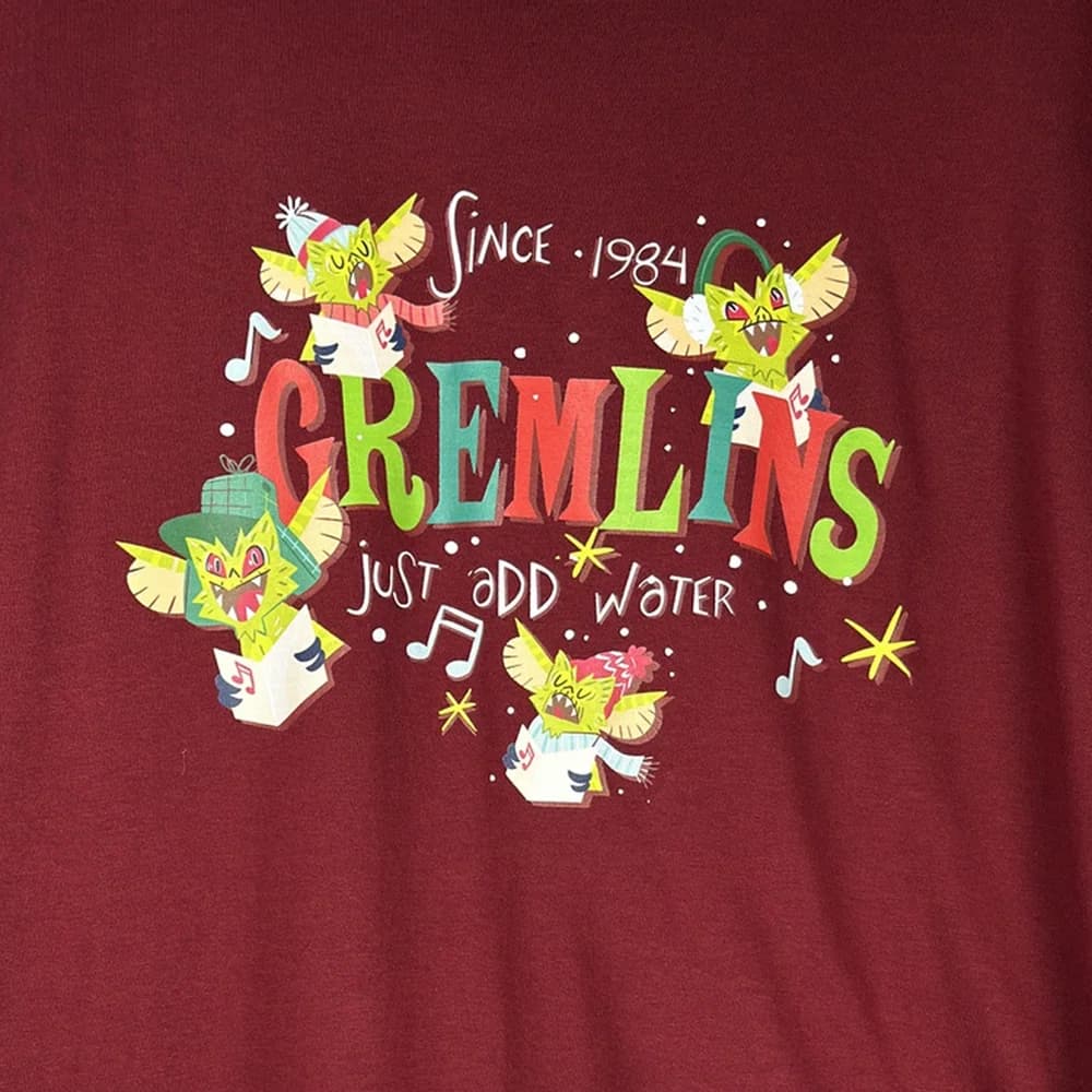 Camiseta Gremlins - Villancicos Navideños Vinotinto - Foto 1