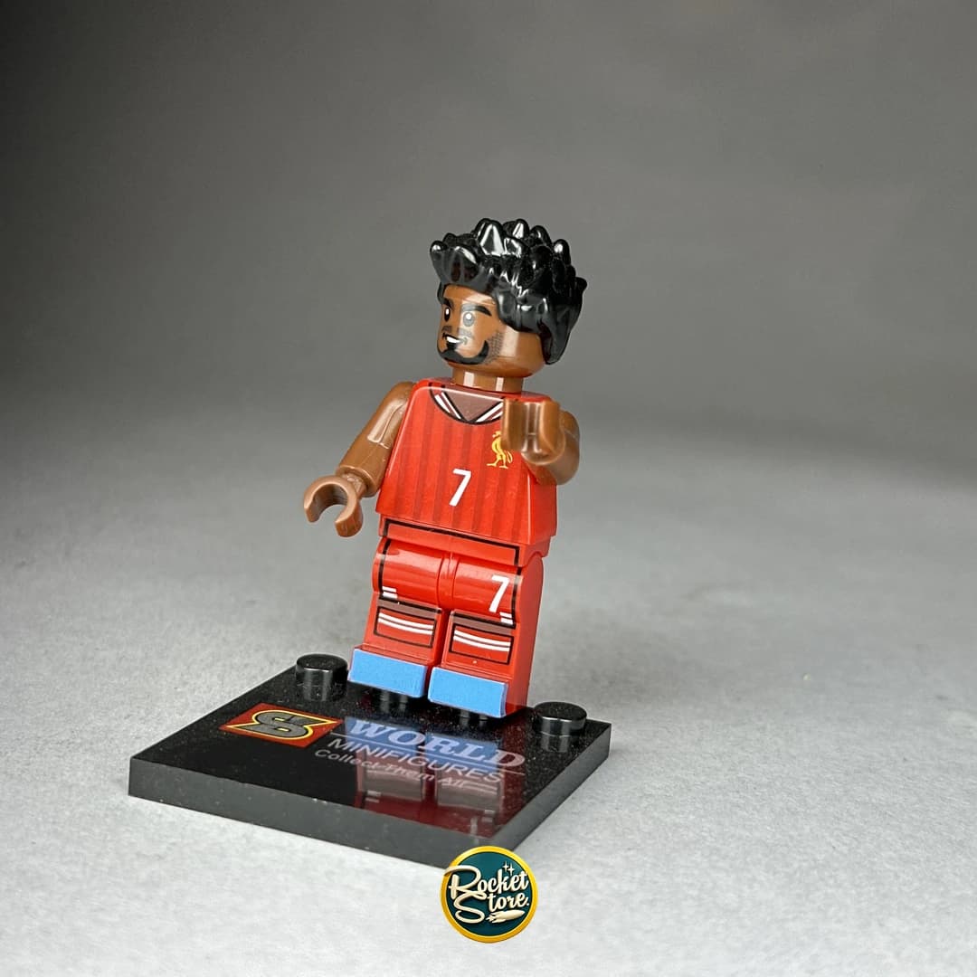 Minifigura tipo LEGO Luis Díaz #7 Liverpool