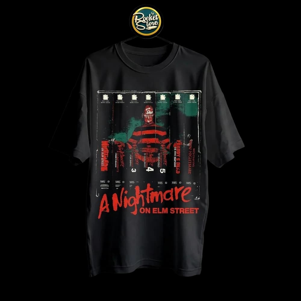 Camiseta Pesadilla en Elm Street - Freddy Krueger VHS Collection