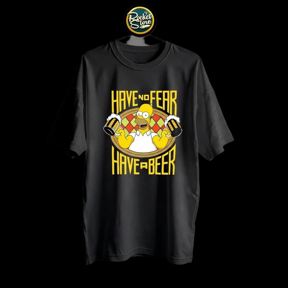 Camiseta Los Simpson - Homero Duff Have No Fear Have A Beer