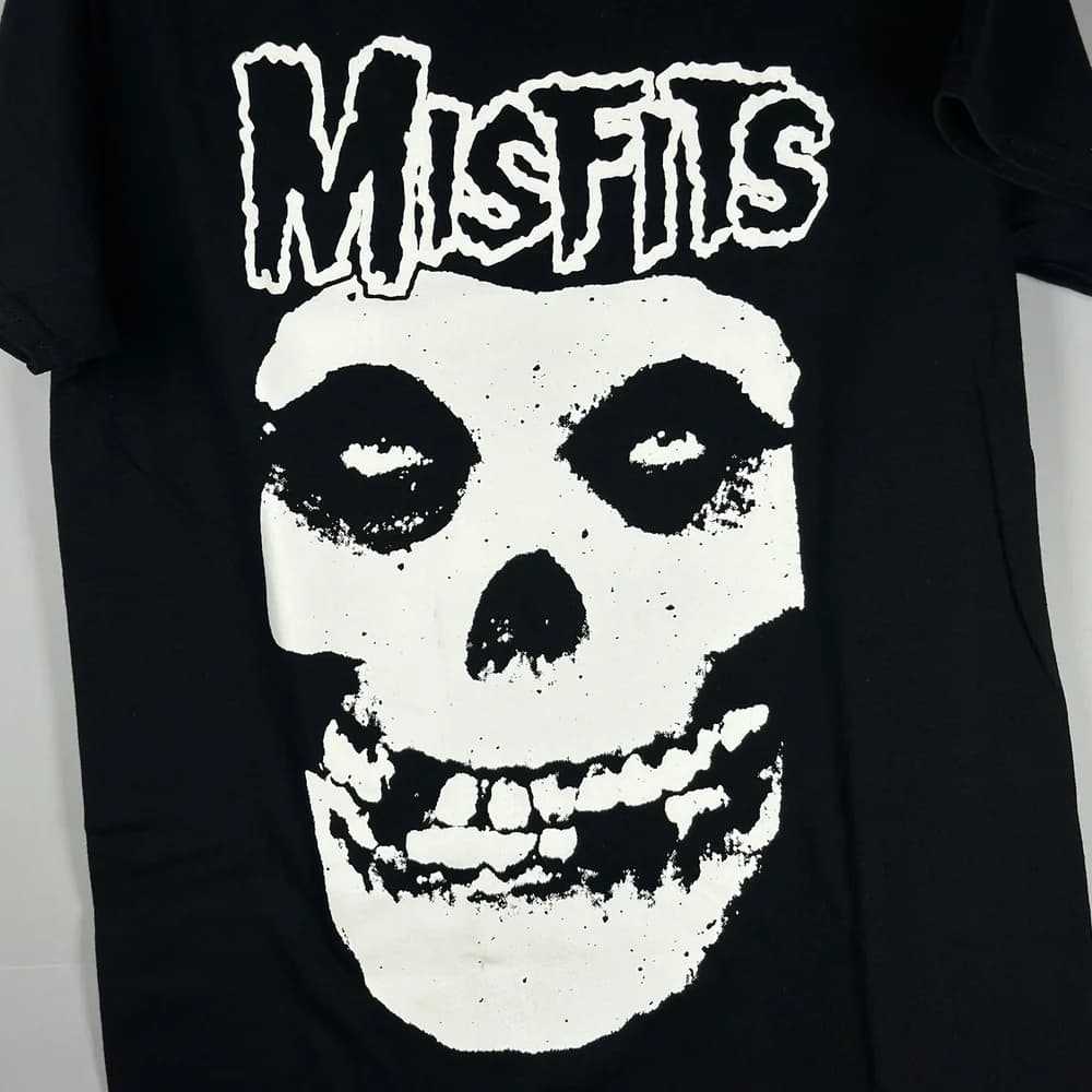 Camiseta Misfits - The Crimson Ghost Calavera Clásica Negro - Foto 1