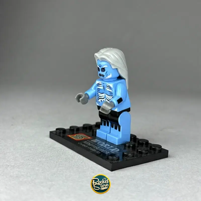Minifigura tipo LEGO Rey de la Noche Night King Piel Azul