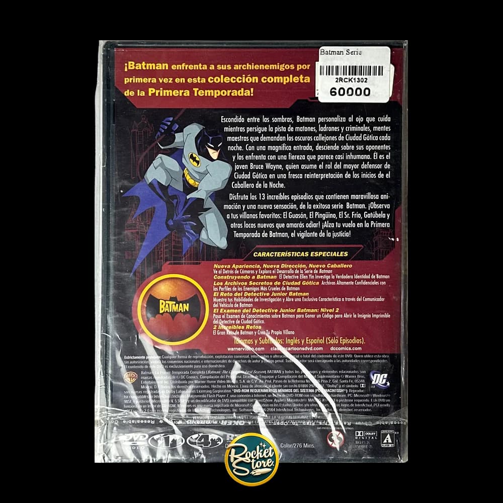 DVD The Batman: Primera Temporada Completa - contraportada