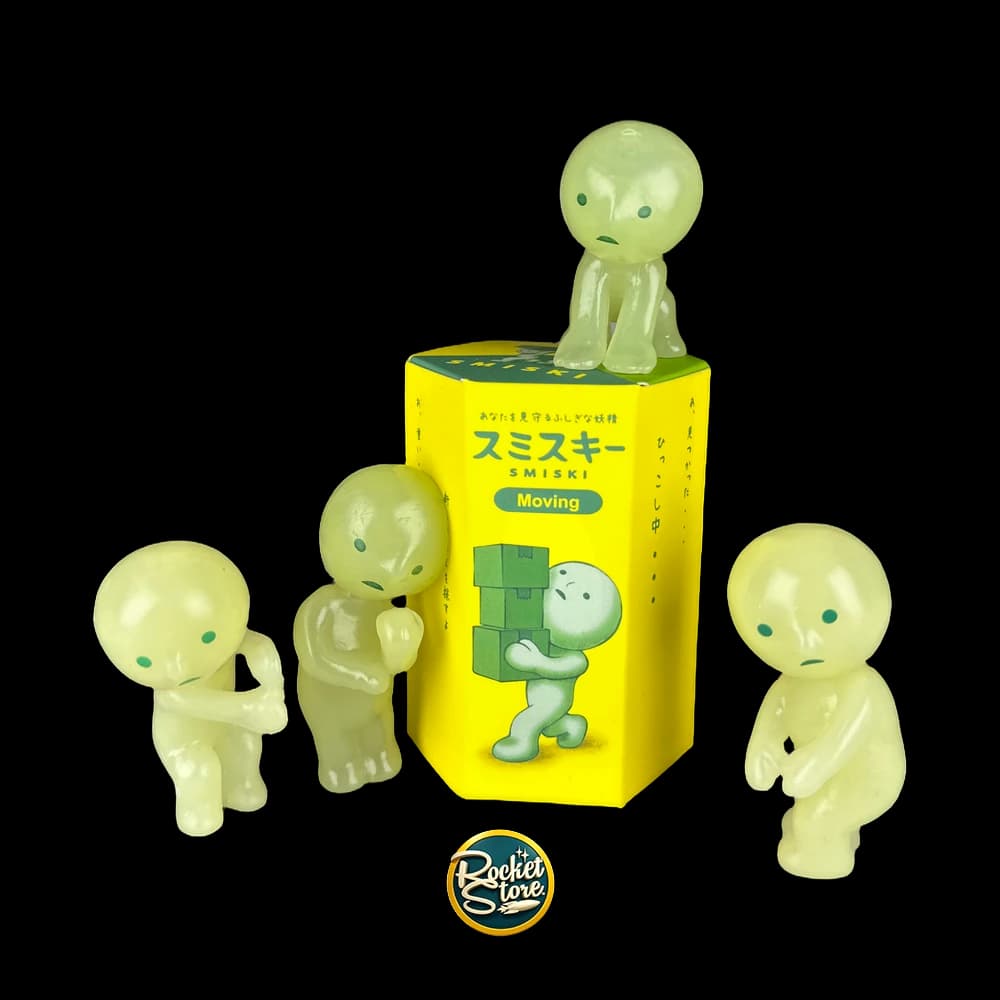 Smiski Moving Series - Figura Sorpresa Brilla en la Oscuridad (Dreams)