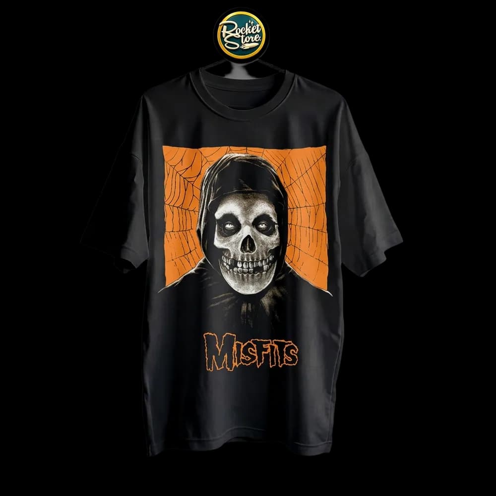 Camiseta Misfits - The Crimson Ghost Telaraña Naranja