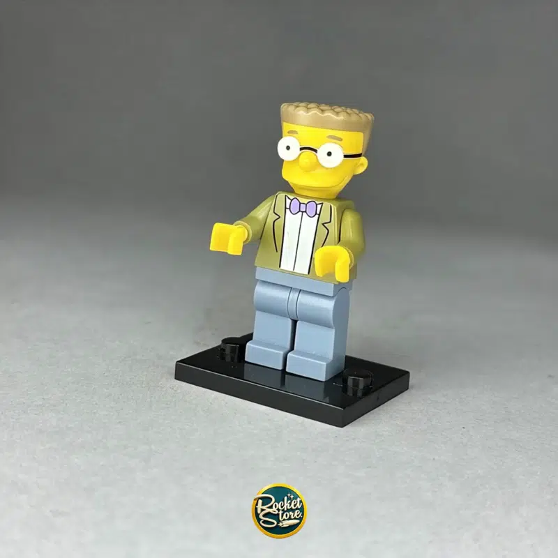 Minifigura tipo LEGO The Simpsons Waylon Smithers Elegante
