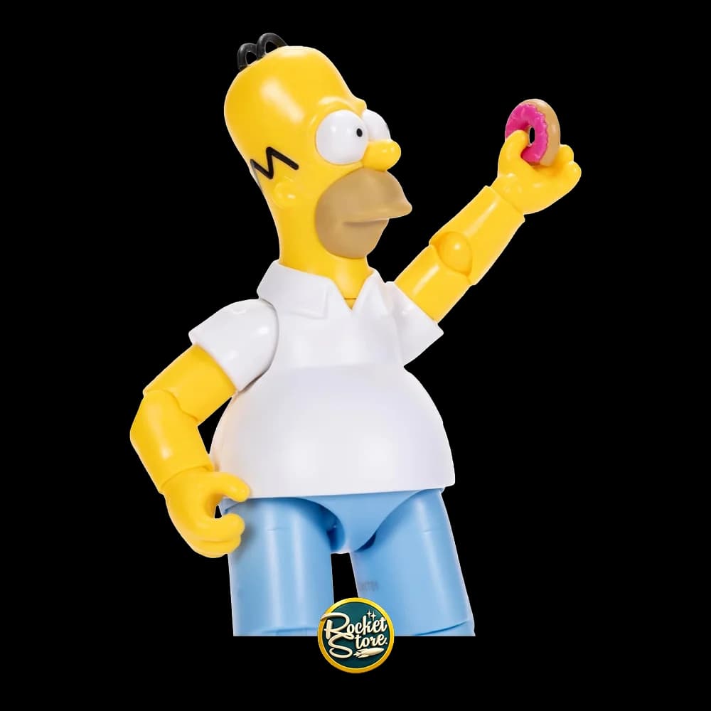 Figura Homero con Caja de Donas - Los Simpson Jakks