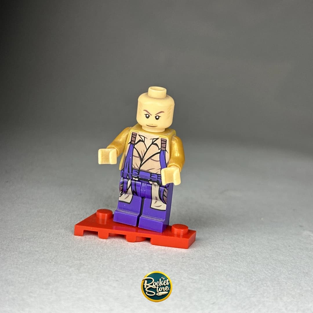 Minifigura tipo LEGO Dragon Ball Nappa Guerrero Saiyajin