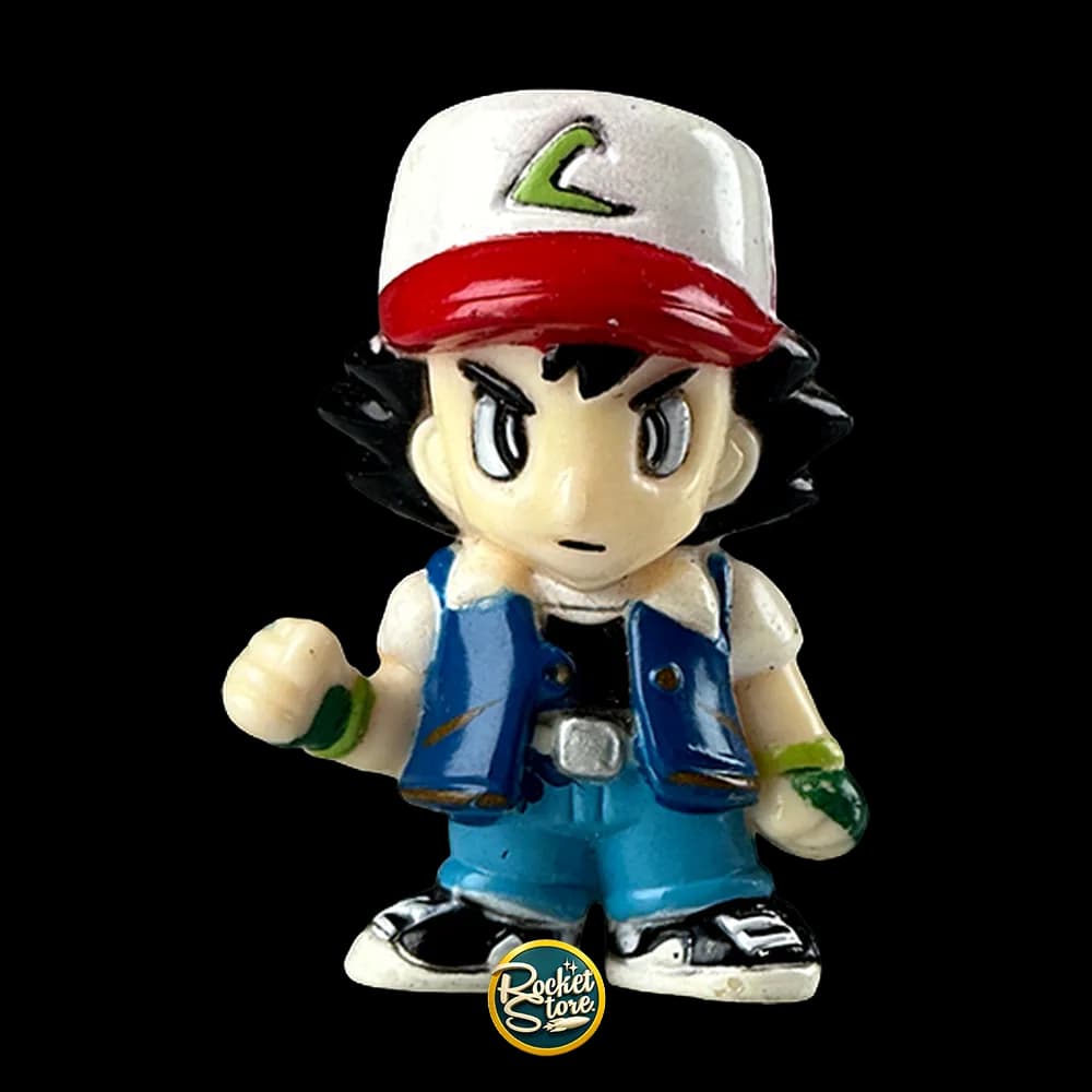 Figura Pokémon Ash Ketchum Estilo Chibi