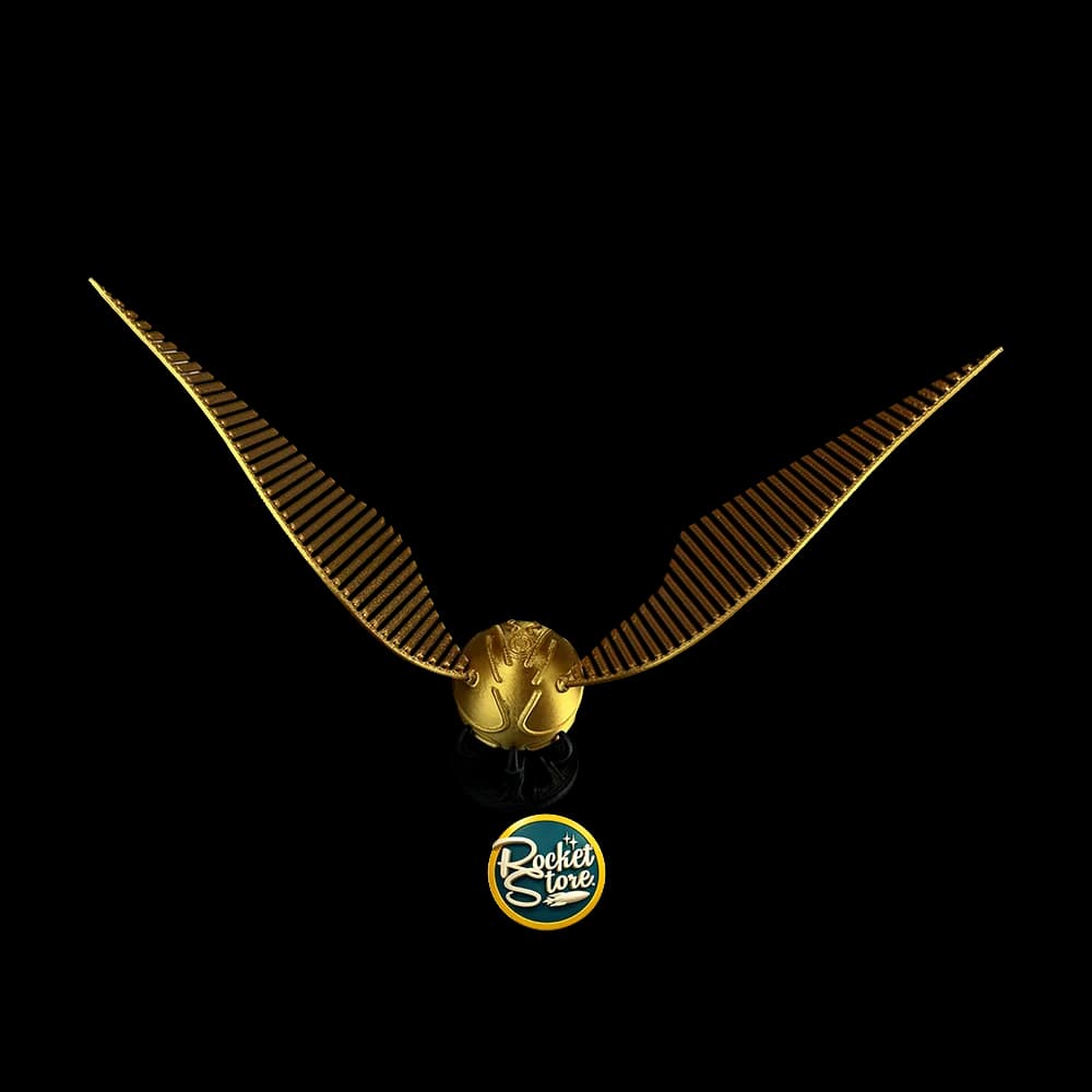 Réplica Snitch Dorada con Base - Harry Potter