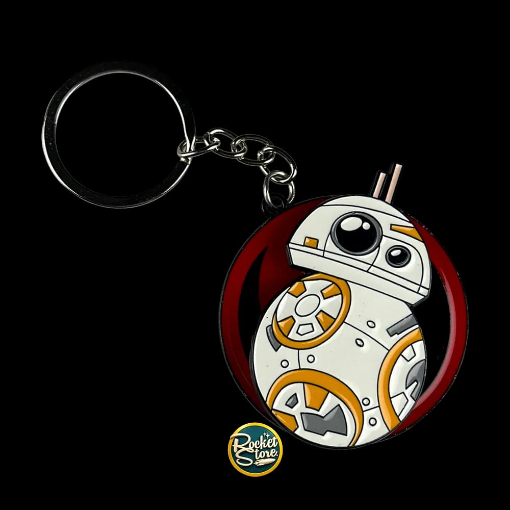 Llavero metalico Bb8 logo rueda