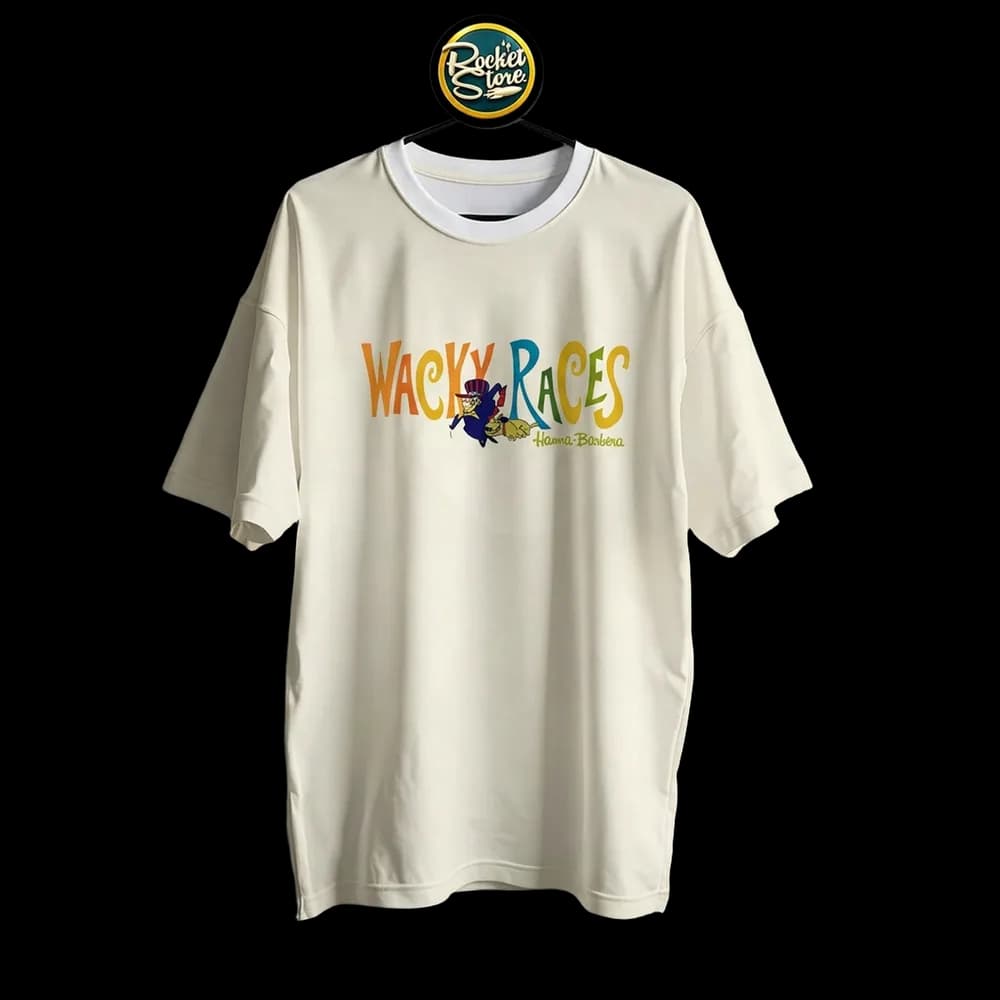 Camiseta Los Autos Locos - Wacky Races Hanna-Barbera Marfil