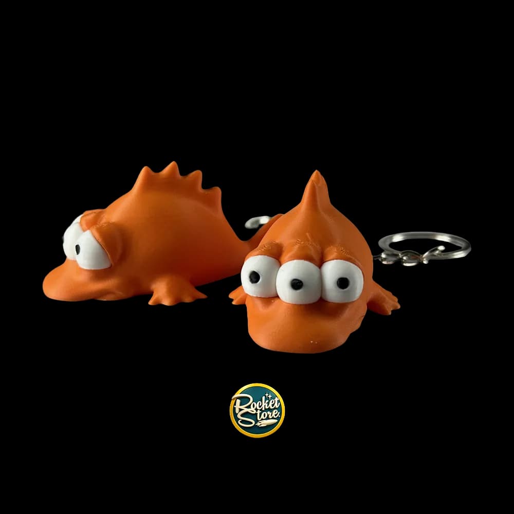 Llavero 3D Blinky Pez de Tres Ojos - Los Simpson
