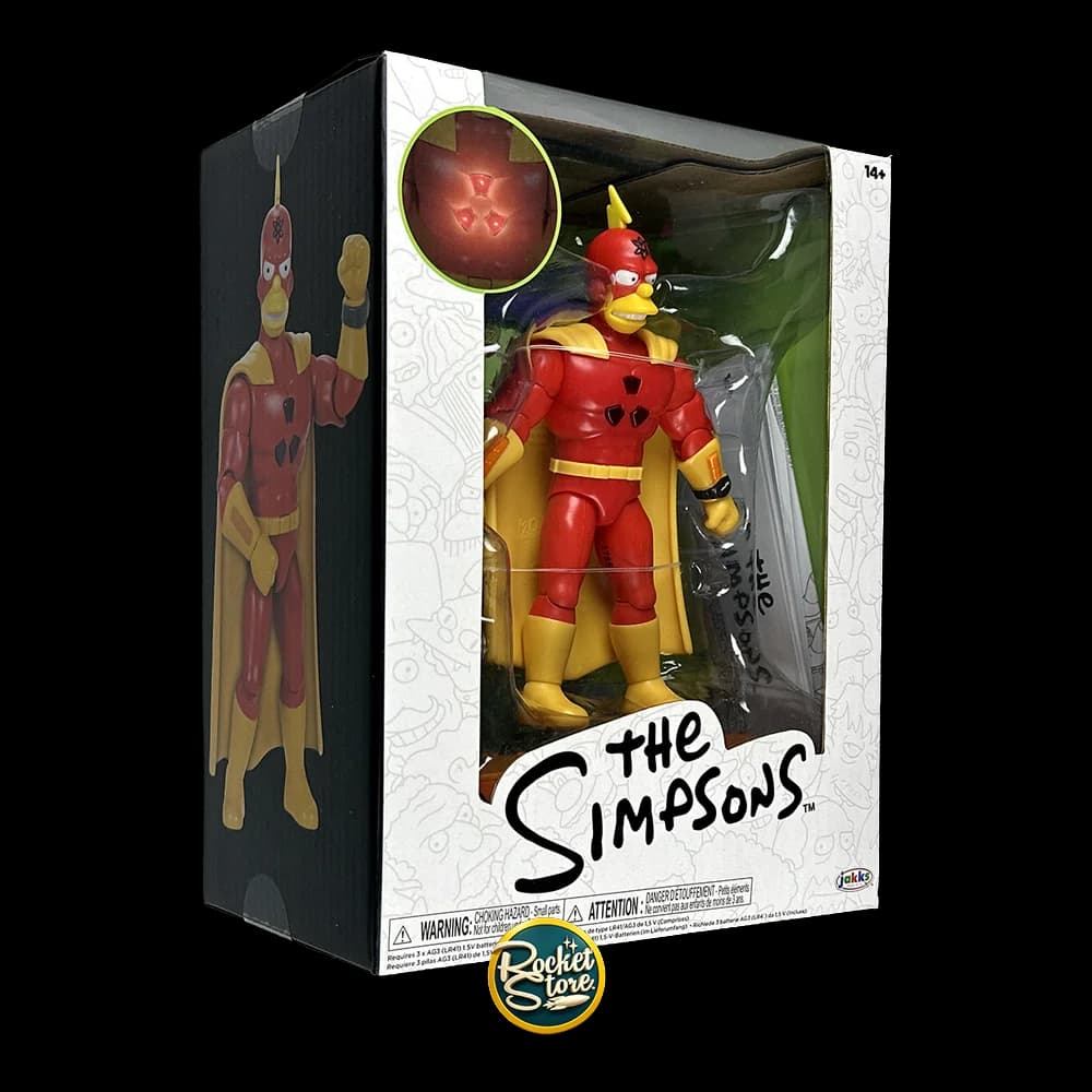 Figura Radioactive Man con Luz - Los Simpson