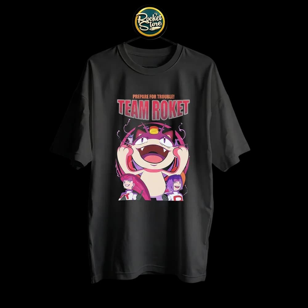 Camiseta Pokémon - Team Rocket Prepare for Trouble - Foto 2