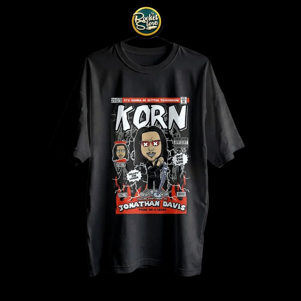 Camiseta Korn - Jonathan Davis Freak on a Leash