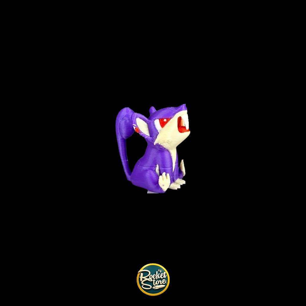 Figura Pokémon Rattata #019 - Impresión 3D 2"