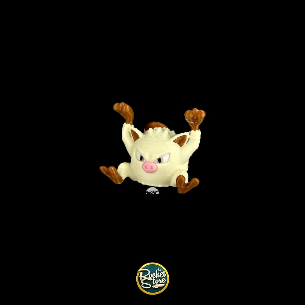 Figura Pokémon Mankey #056 - Impresión 3D 2"
