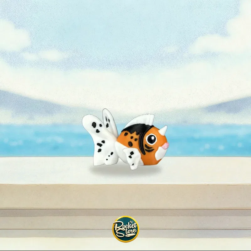 Figura Pokémon Seaking #119 - Impresión 3D 1" (animación 360°)