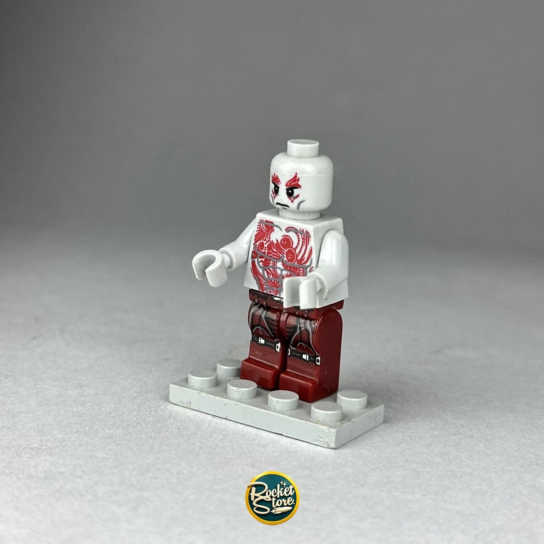 Minifigura tipo LEGO Marvel Drax el Destructor Cómic Clásico