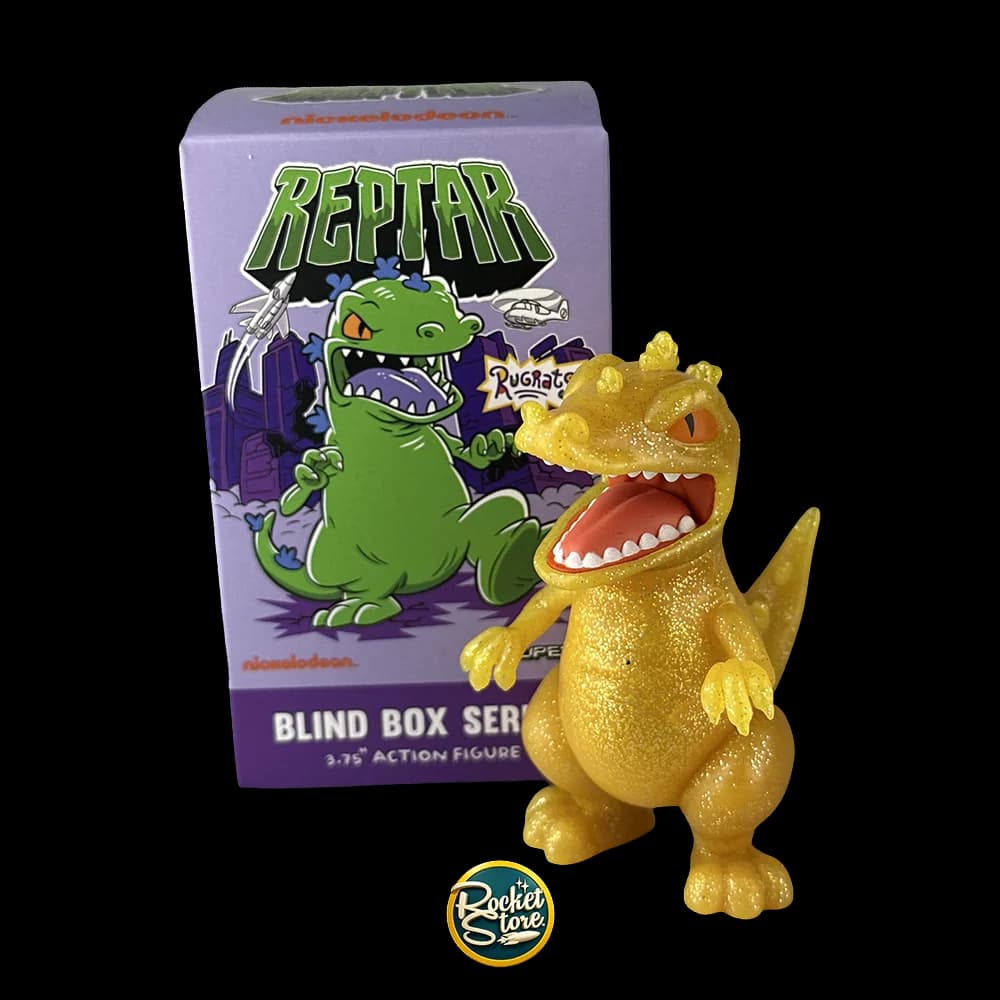 Figura Reptar Dorado - Rugrats Blind Box ReAction
