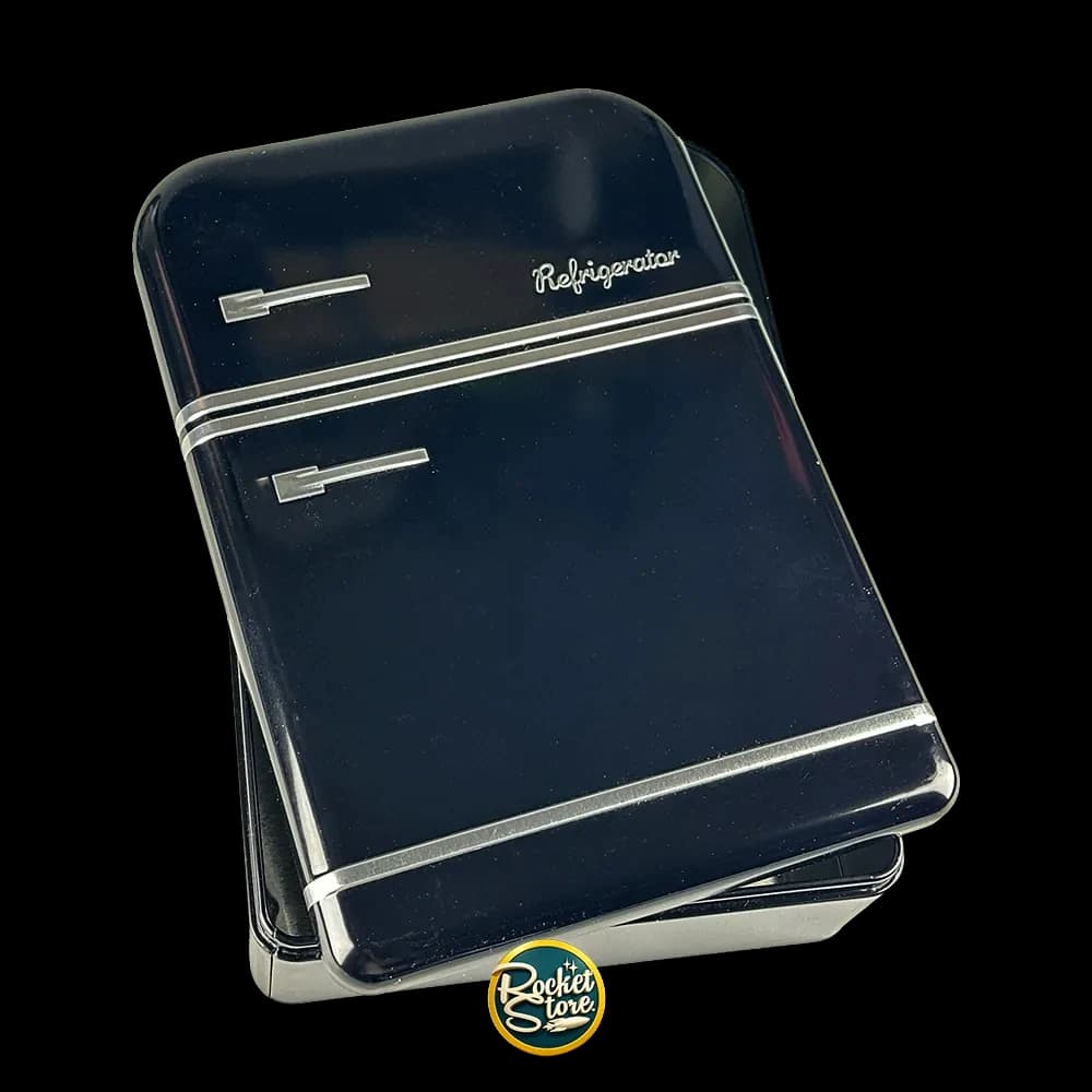 Caja Metálica Refrigerador Retro