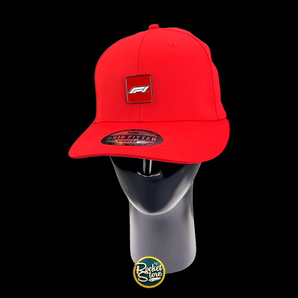 Gorras Logo Metal rojo