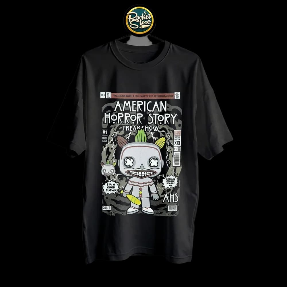 Camiseta American Horror Story - Twisty The Clown Freak Show