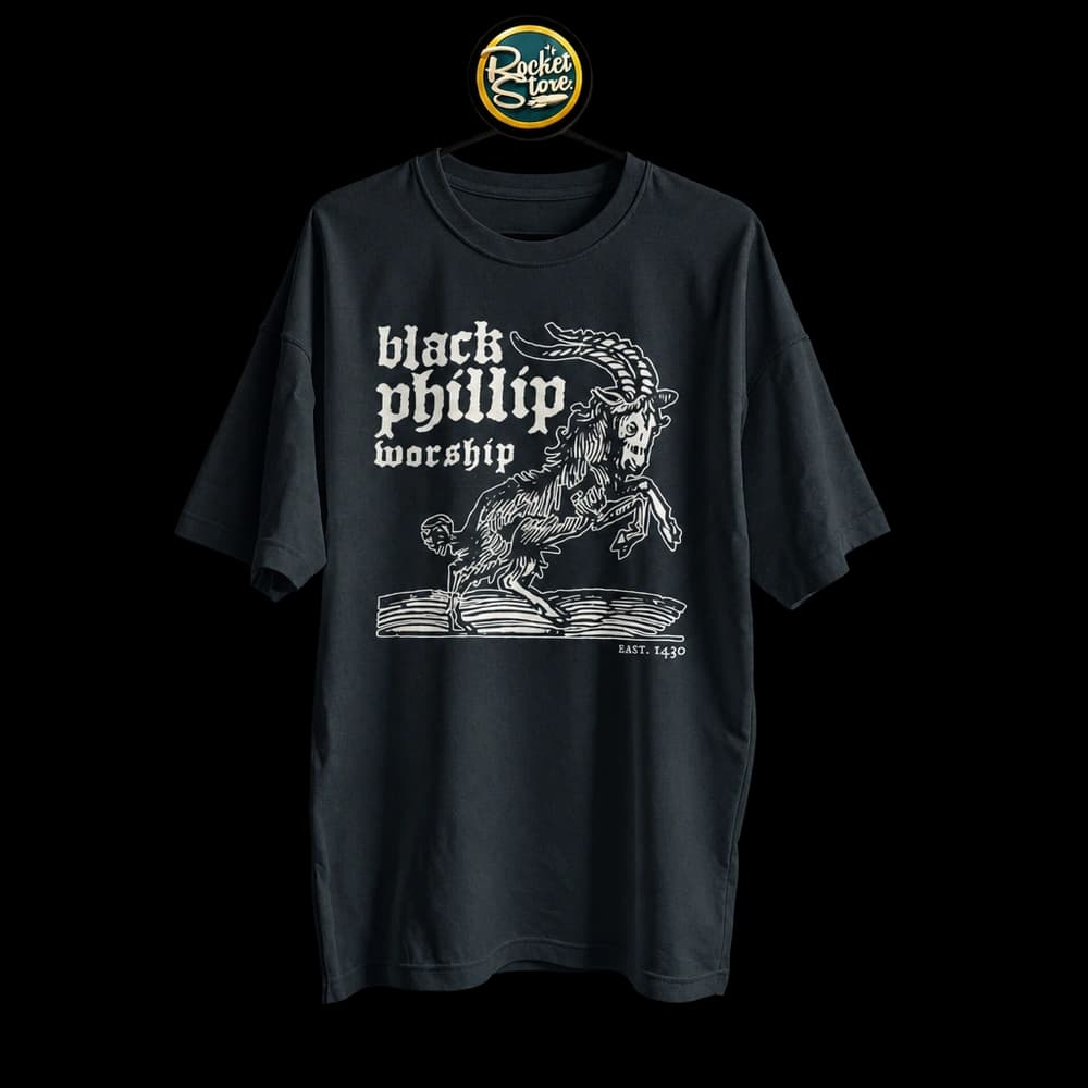 Camiseta The Witch - Black Phillip Worship Grabado Negro
