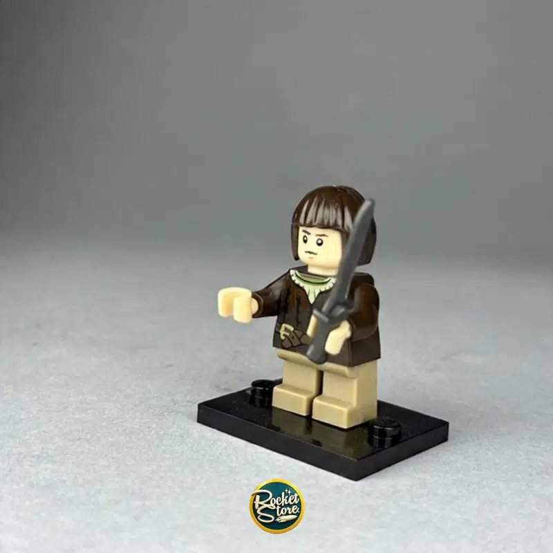 Minifigura tipo LEGO Arya Stark con Espada Aguja Game of Thrones