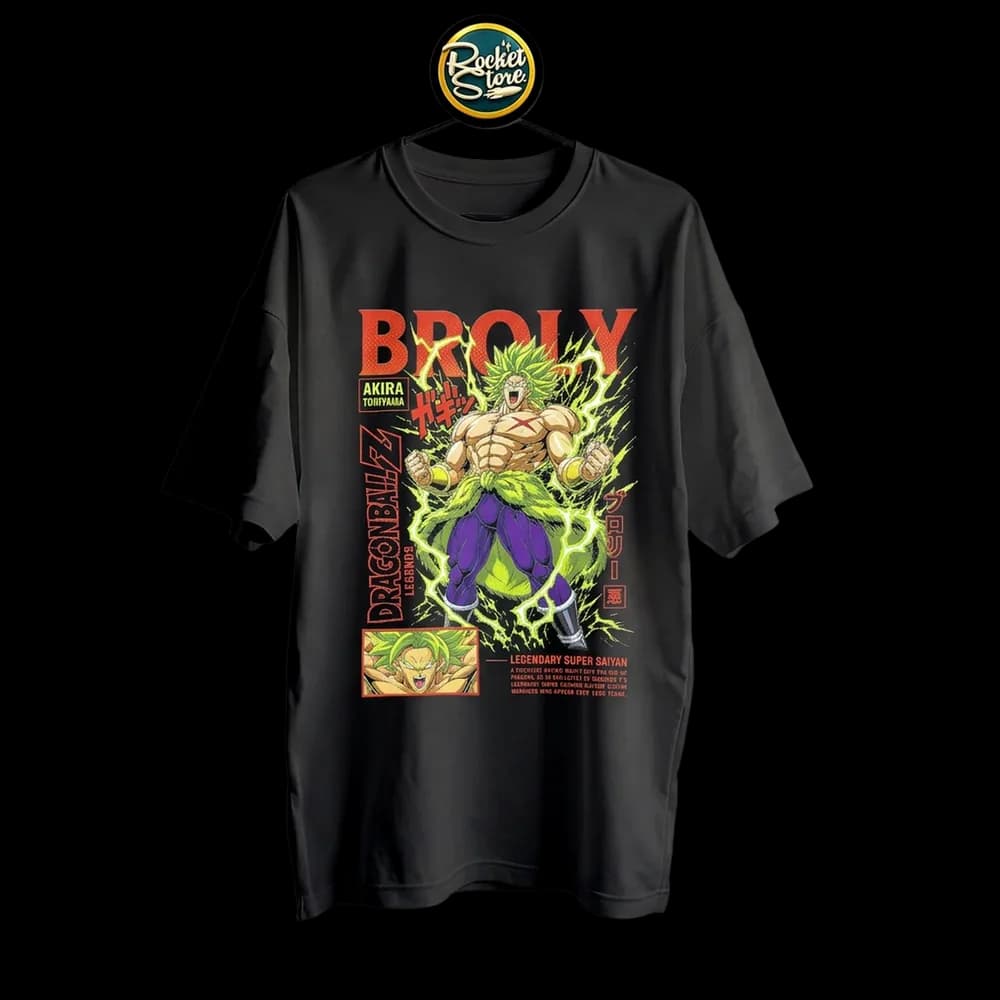 Camiseta Dragon Ball Z - Broly Super Saiyan Legendario