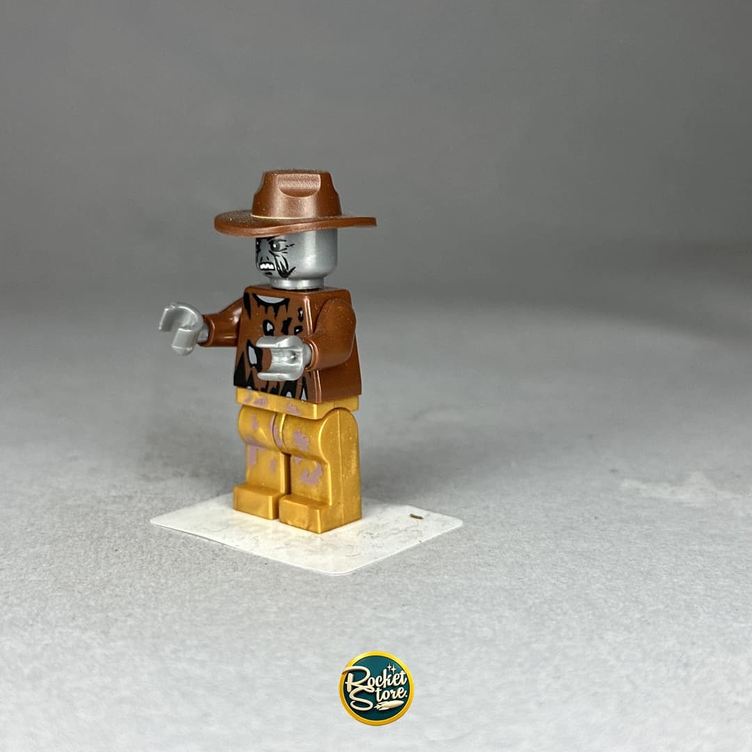 Minifigura tipo LEGO Zombi Vaquero con Sombrero