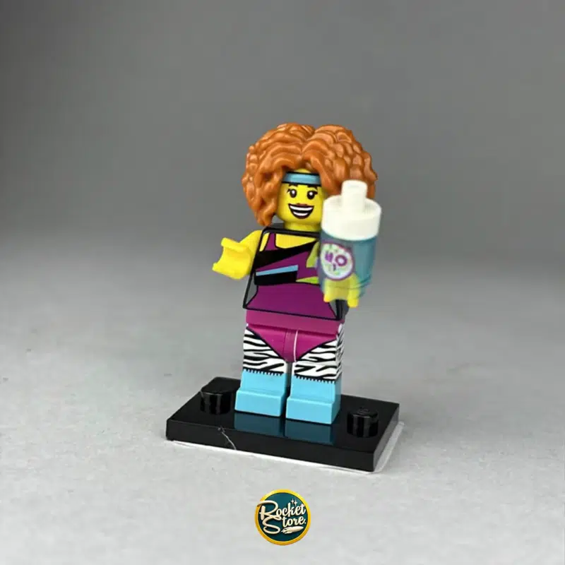 Minifigura LEGO Instructora de Aeróbicos de los 80s Serie 17