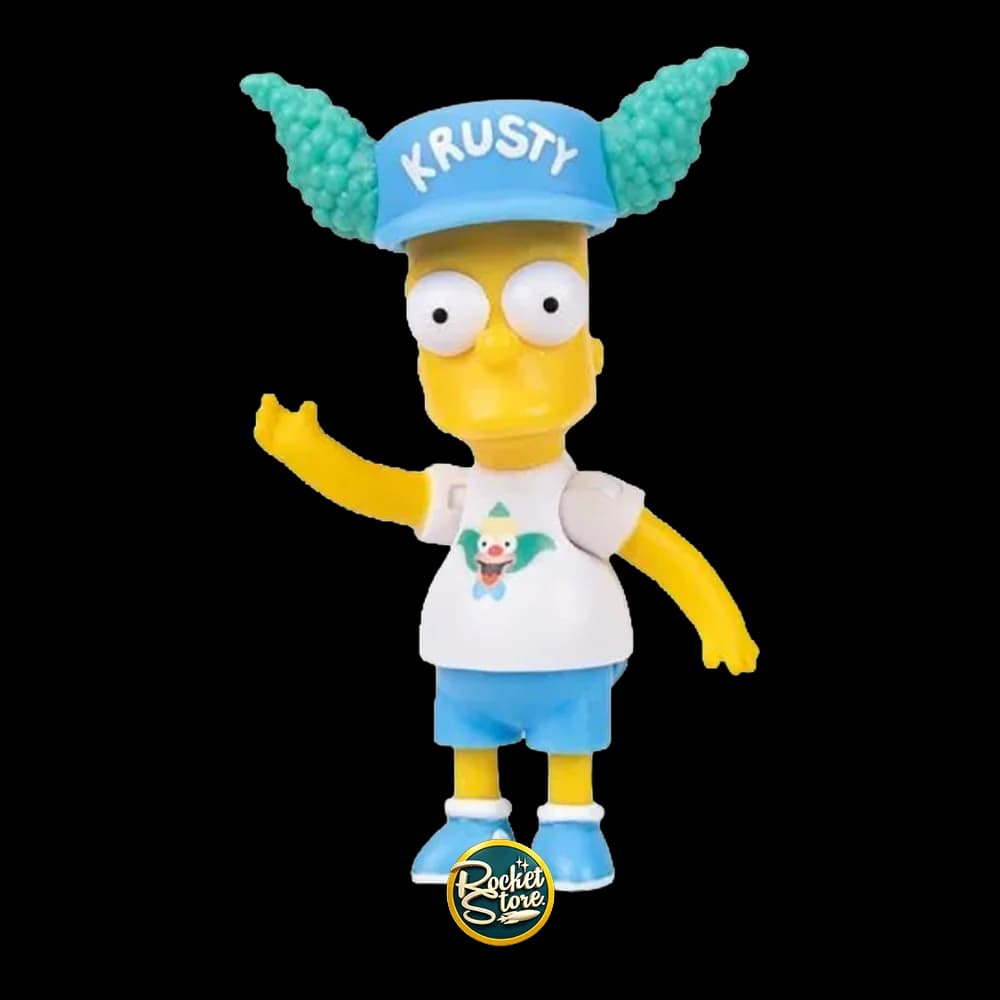 Figura Bart con Gorro de Krusty - Los Simpson Jakks