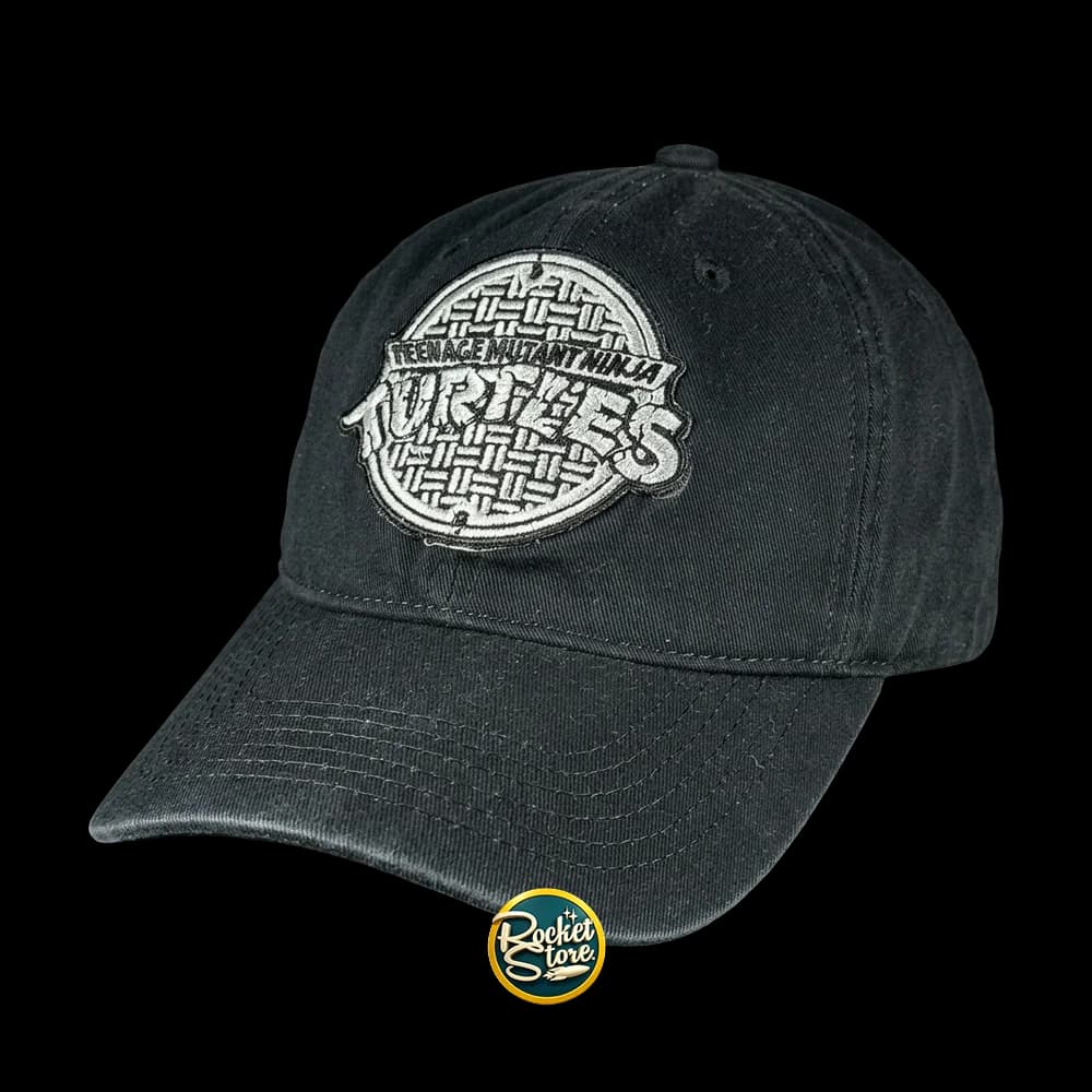 Gorra Teenage Mutant Ninja Turtles TMNT (Negro Lavado / Visera Curva)