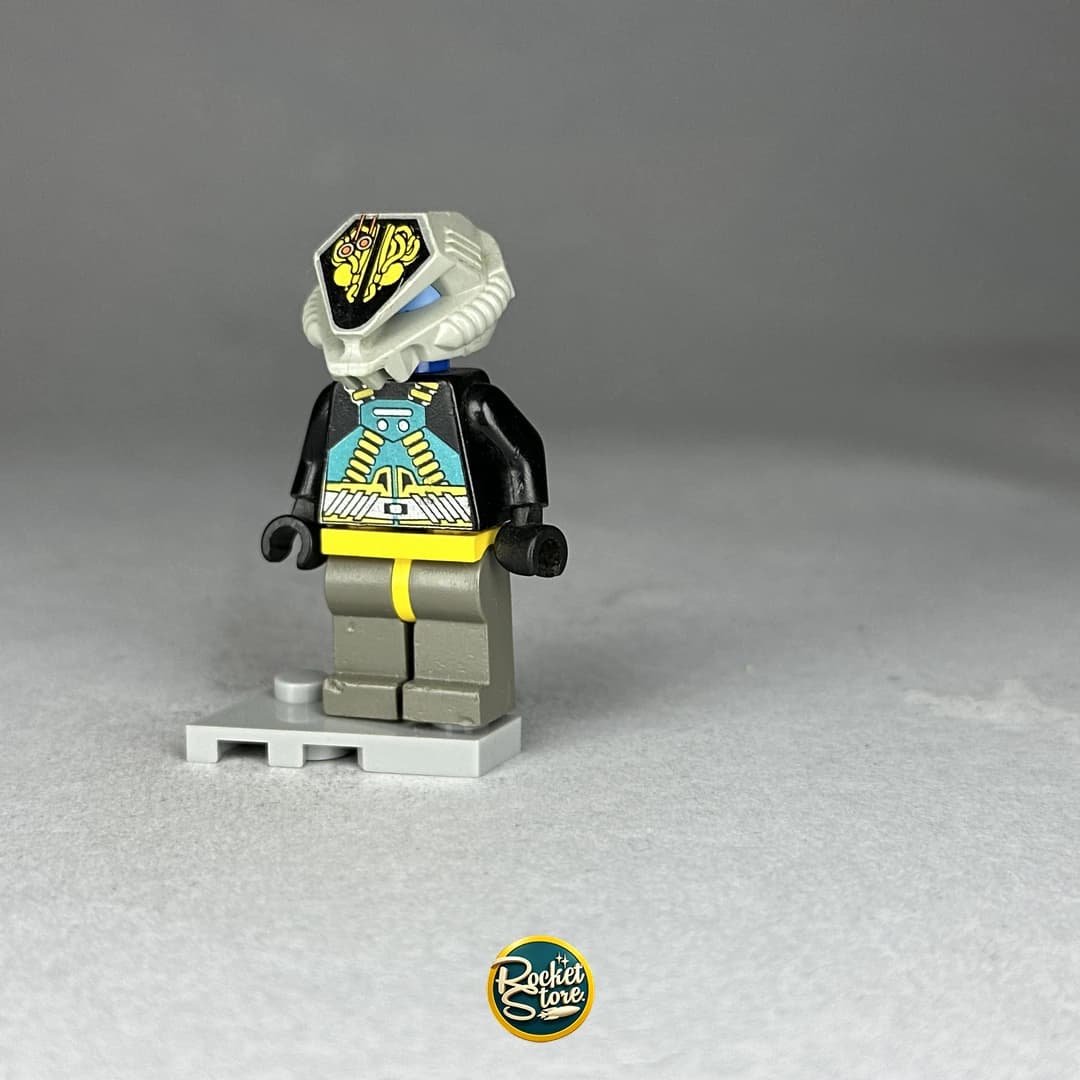 Minifigura tipo LEGO Guerrero de Máscara Tribal