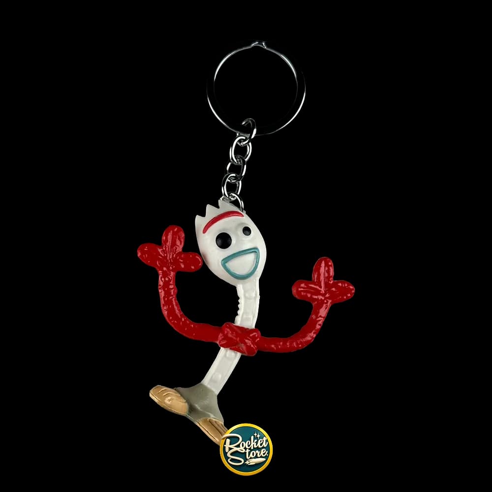 Llavero metalico Forky