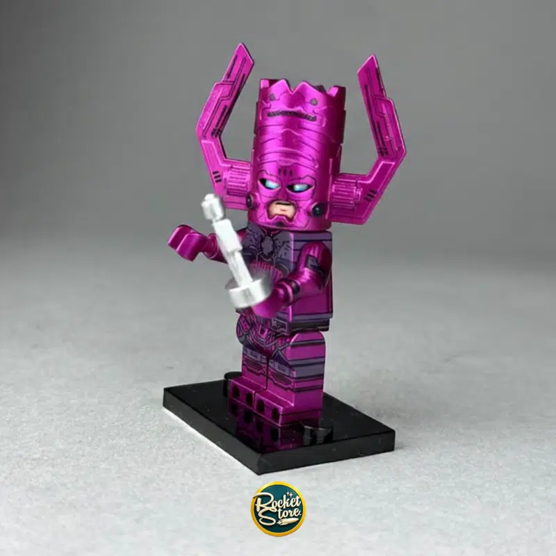 Minifigura tipo LEGO Marvel Galactus Devorador de Mundos