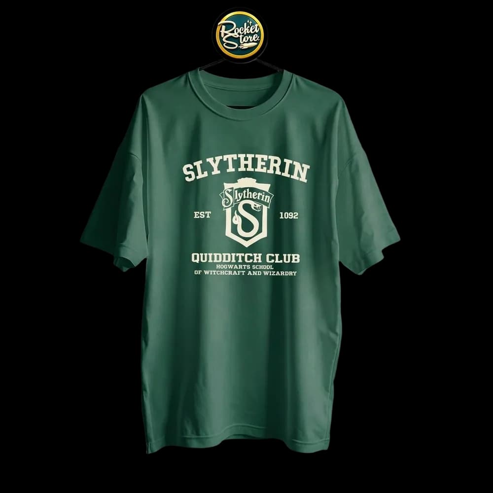 Camiseta Harry Potter - Slytherin Quidditch Club Est 1092 Verde