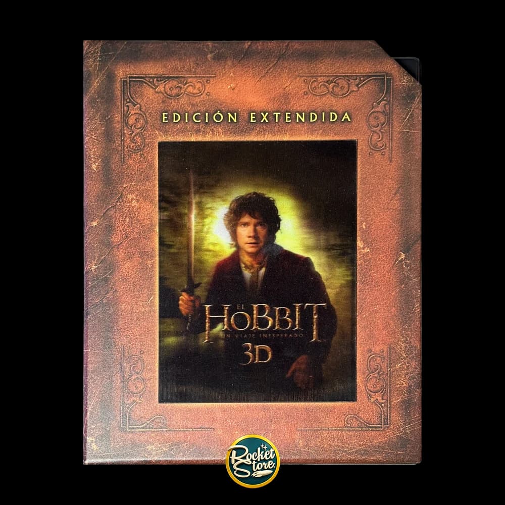 Blu-ray 3D El Hobbit: Un Viaje Inesperado - Edición Extendida (Cofre) - portada