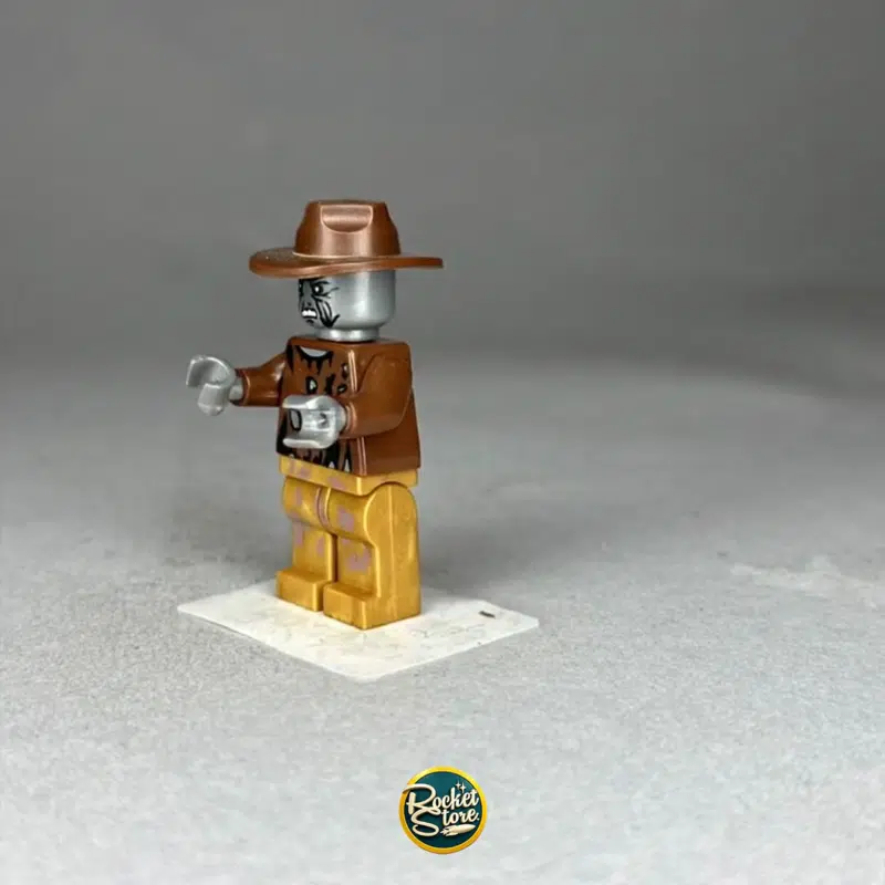 Minifigura tipo LEGO Zombi Vaquero con Sombrero