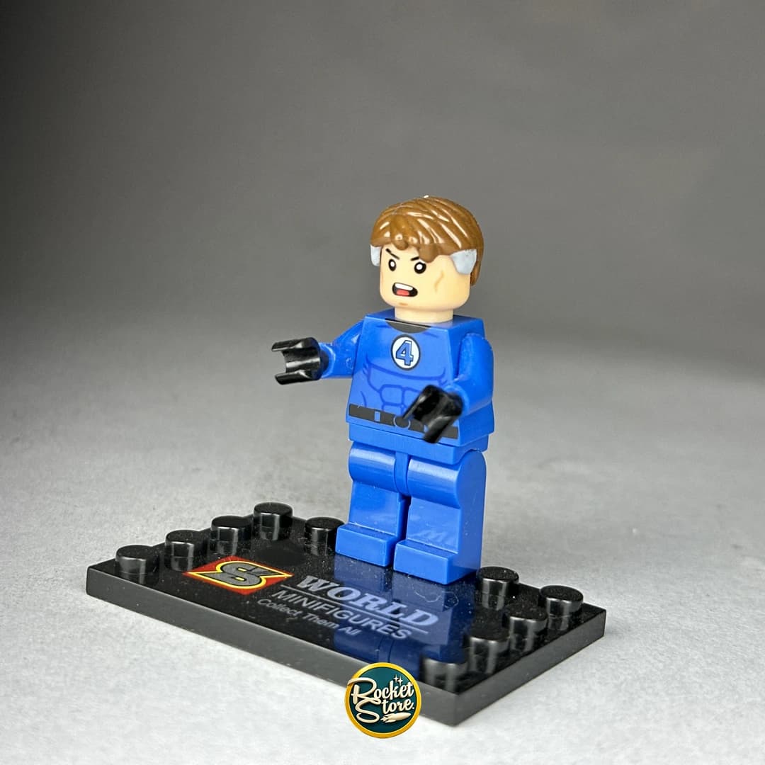 Minifigura tipo LEGO Marvel Mr. Fantastic Reed Richards 4 Fantásticos