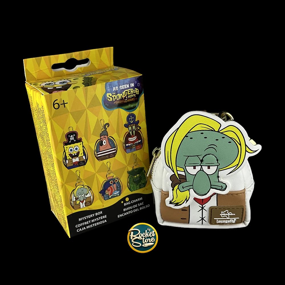 Monedero Charm Calamardo Guapo Loungefly - Bob Esponja