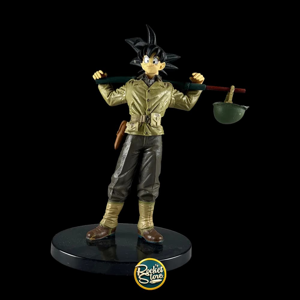 Figura Dragon Ball Goku Militar 7" con Base