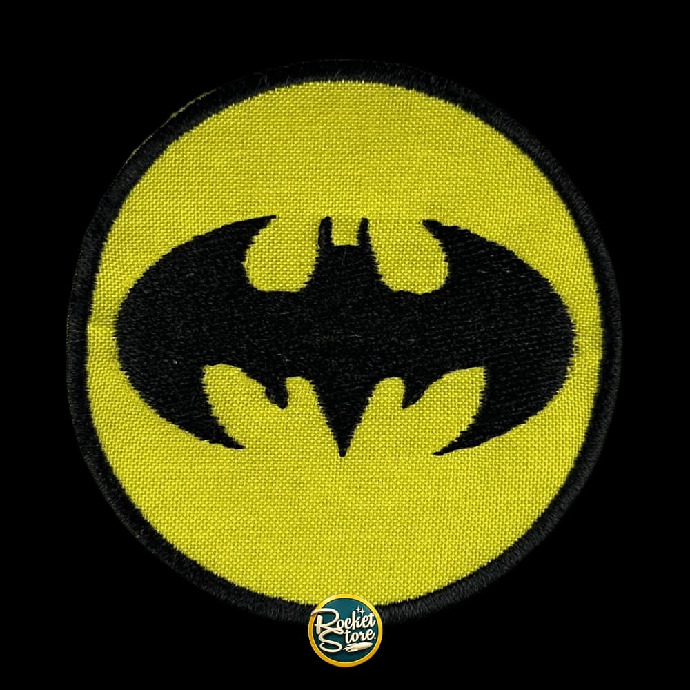Parche Batman - Logo Redondo Amarillo
